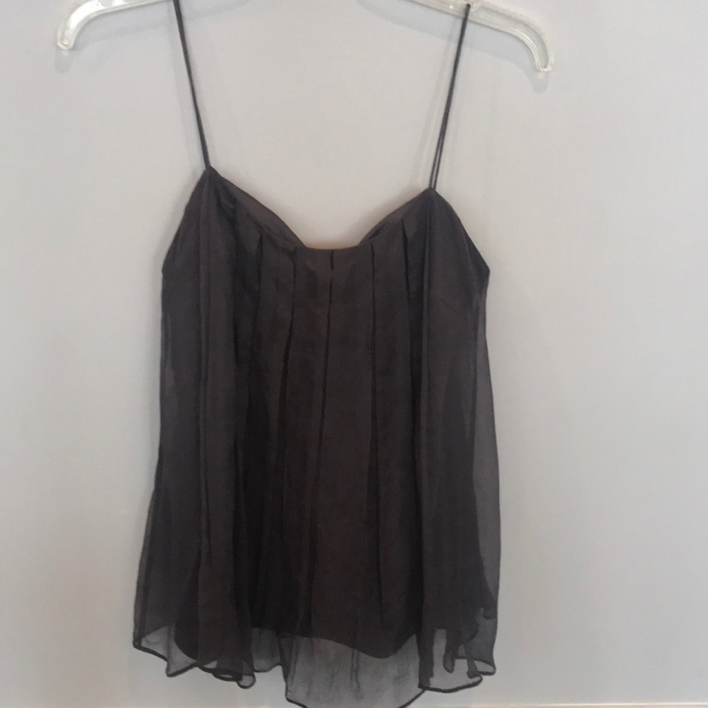 Laundry silk gathered camisole size s